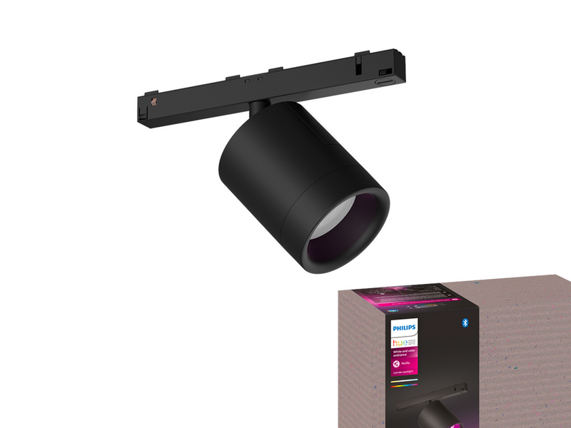 Philips Hue Perifo Cylinder Spotlight - Black