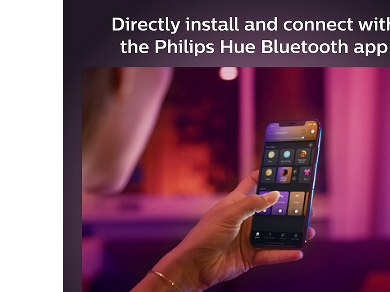 Philips Hue Perifo Cylinder Spotlight - Black