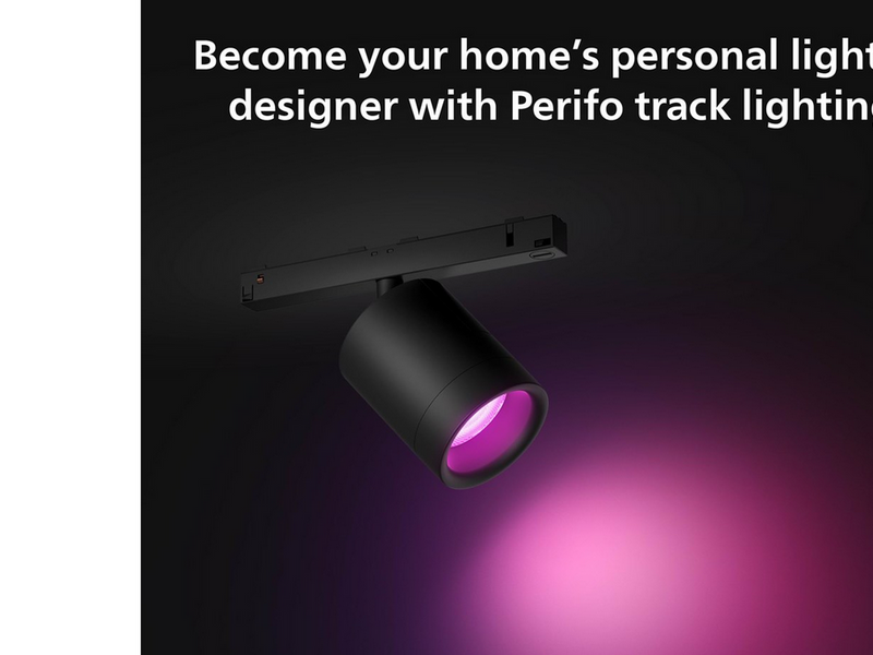 Philips Hue Perifo Cylinder Spotlight - Black