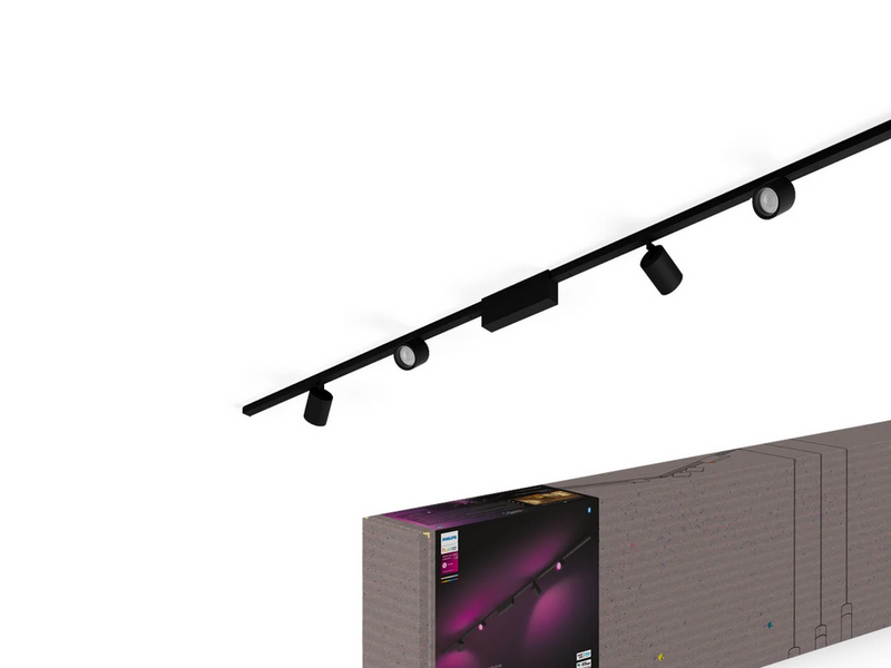 Philips Hue Perifo Ceiling Set - 4 Cylinder Spots - Black