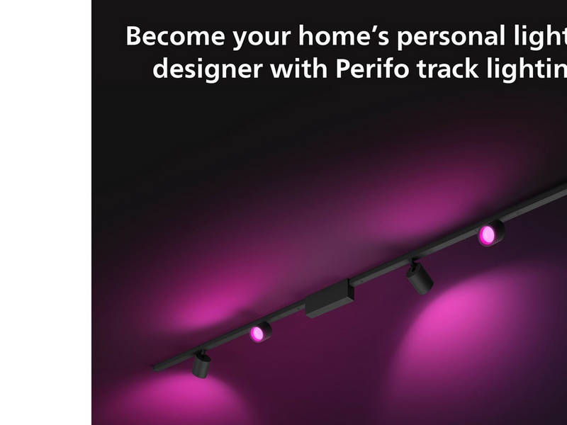 Philips Hue Perifo Ceiling Set - 4 Cylinder Spots - Black