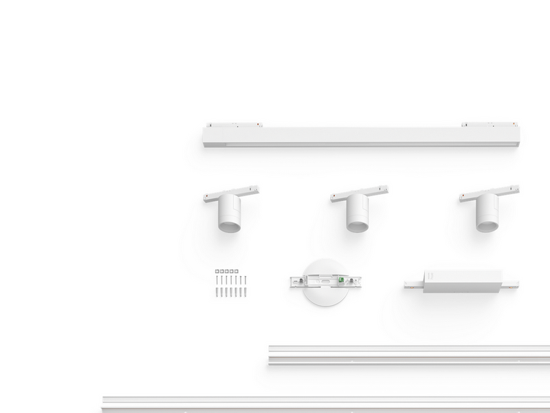 Philips Hue Perifo Ceiling Set - 3 Cylinder Spots + Lightbar - White