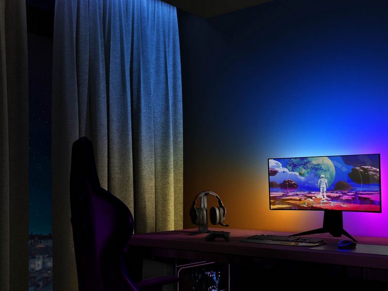 Philips Hue Play Gradient PC Lightstrip 32-34" + Hue Bridge