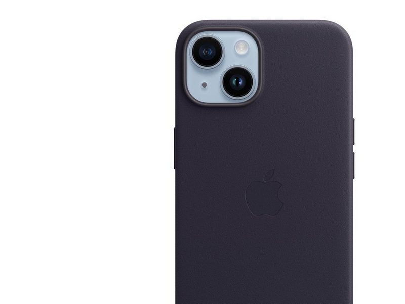 Apple iPhone 14 Leather Case with MagSafe - Ink