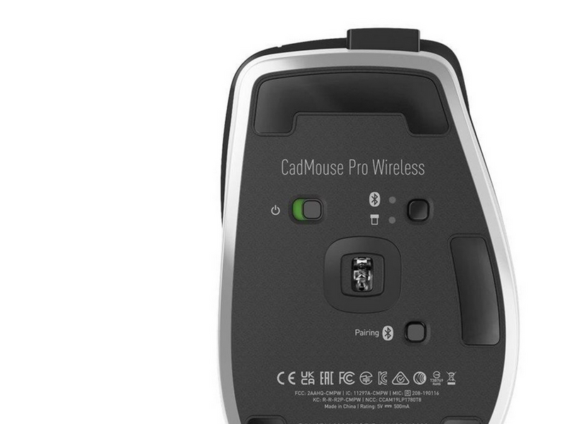 3Dconnexion CadMouse Pro Wireless - Maus (Schwarz)