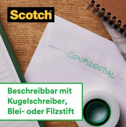 Scotch Magic™ Tape Klebefilm 12 mm x 33 m matt-unsichtbar