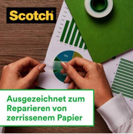 Scotch Magic™ Tape Klebefilm 12 mm x 33 m matt-unsichtbar
