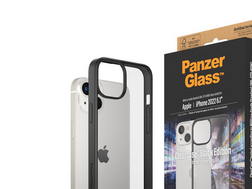 PanzerGlass ClearCase Apple iPhone 14 | 13 | Black