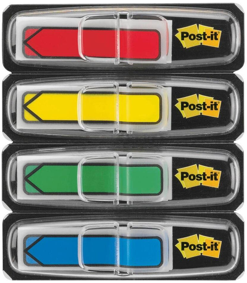 Post-it Index Pfeile Small Haftstreifen farbsortiert - 4 x 24 Streifen