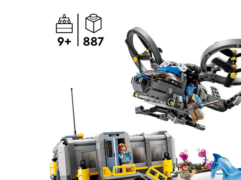 LEGO Avatar 75573 Schwebende Berge: Site 26 und RDA Samson