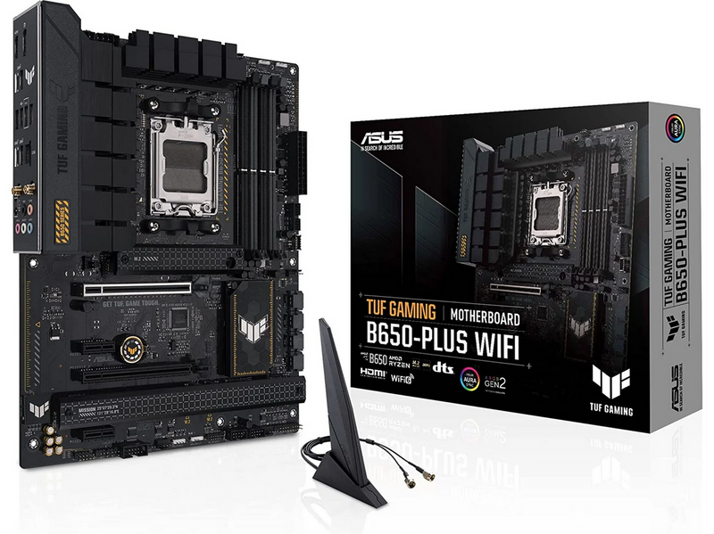 ASUS TUF GAMING B650-PLUS WIFI Mainboard - AMD B650 - AMD AM5 - DDR5 RAM - ATX