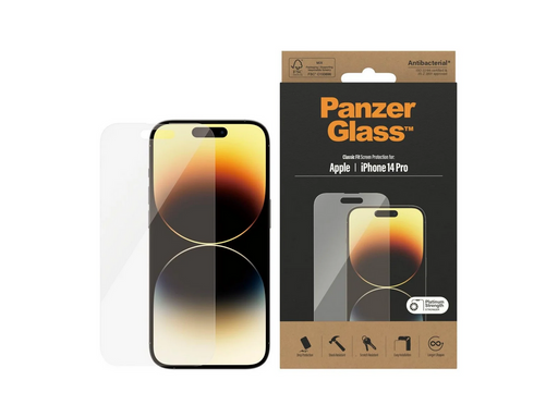 PanzerGlass Screen Protector Apple iPhone 14 Pro | Classic Fit
