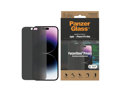 PanzerGlass Privacy Screen Protector Apple iPhone 14 Pro Max | Classic Fit