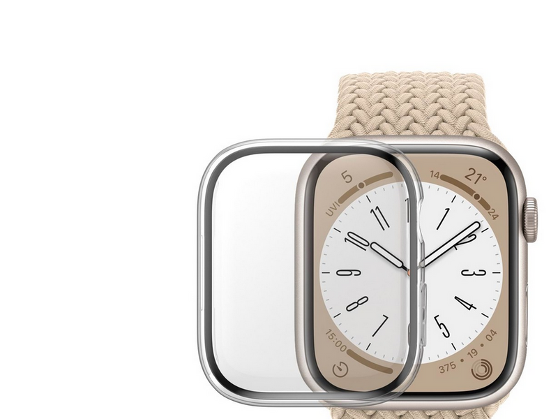 PanzerGlass Screen Protection Full Body Apple Watch Series 9 | 8 | 7 | 45mm | Transparent