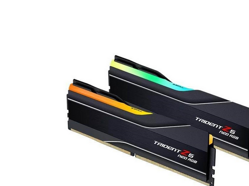 G.Skill Trident Z5 Neo RGB DDR5-6000 - 32GB - CL30 - Dual Channel (2 pcs) - AMD EXPO & Intel XMP - Schwarz mit RGB