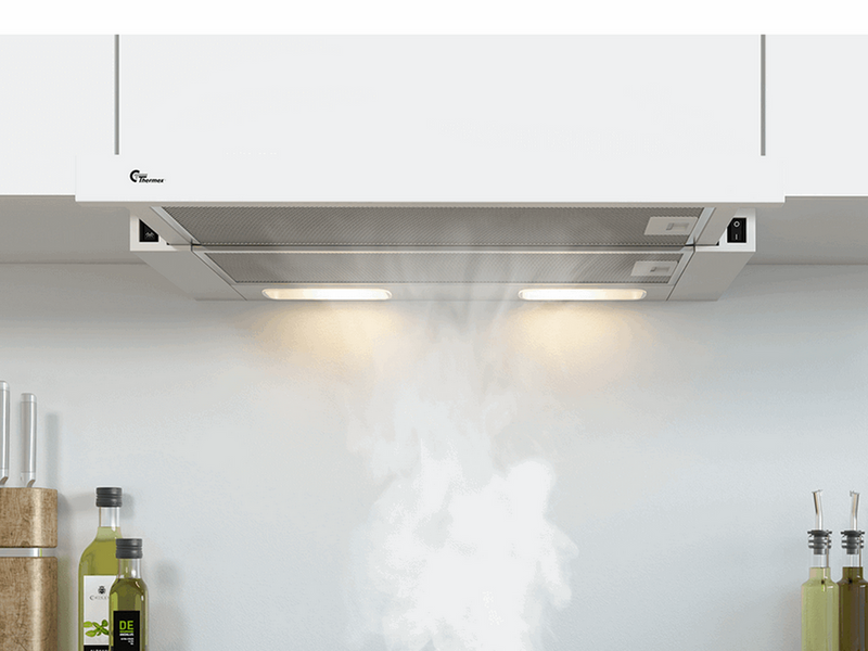 THERMEX Gemini III for central ventilation, 600 mm, With switch, White
