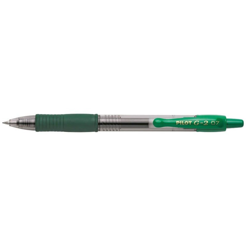 PILOT G2 Gelschreiber grün/transparent 0,4 mm - Schreibfarbe: grün