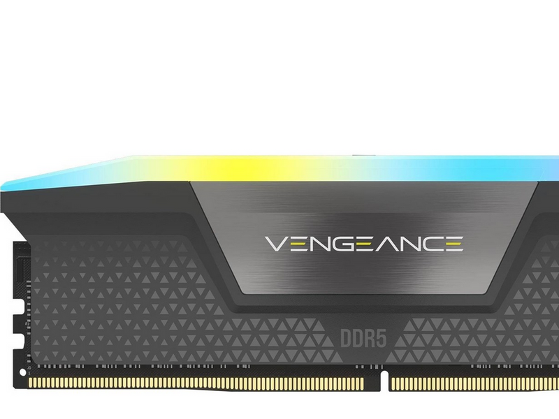 Corsair Vengeance RGB DDR5-5200 - 32GB - CL40 - Dual Channel (2 pcs) - AMD EXPO & Intel XMP - Grau mit RGB