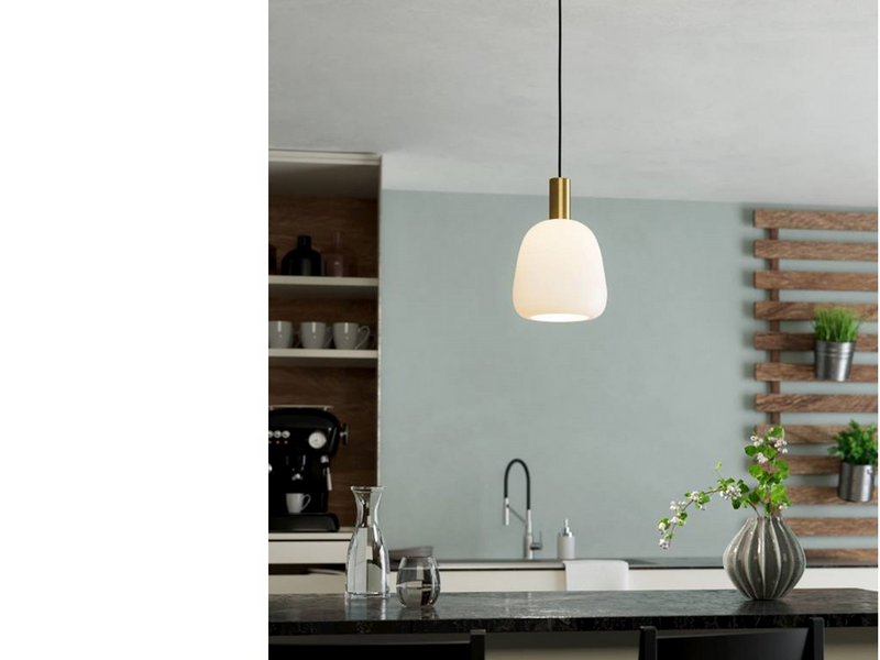 EGLO MANZANARES PENDANT E27 Ø225 BRUSHED BRASS