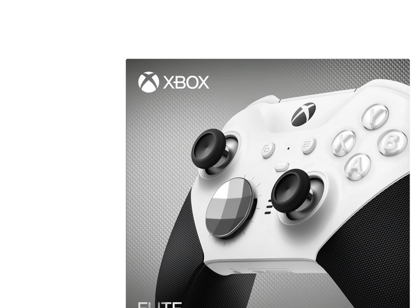 Microsoft Xbox Elite Wireless Controller Series 2 - Core (White) - Wireless Controller - Microsoft Xbox Series X