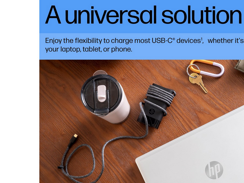 HP USB-C 65W Laptop Charger