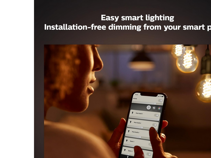 Philips Hue Filament Globe G93 7W White E27