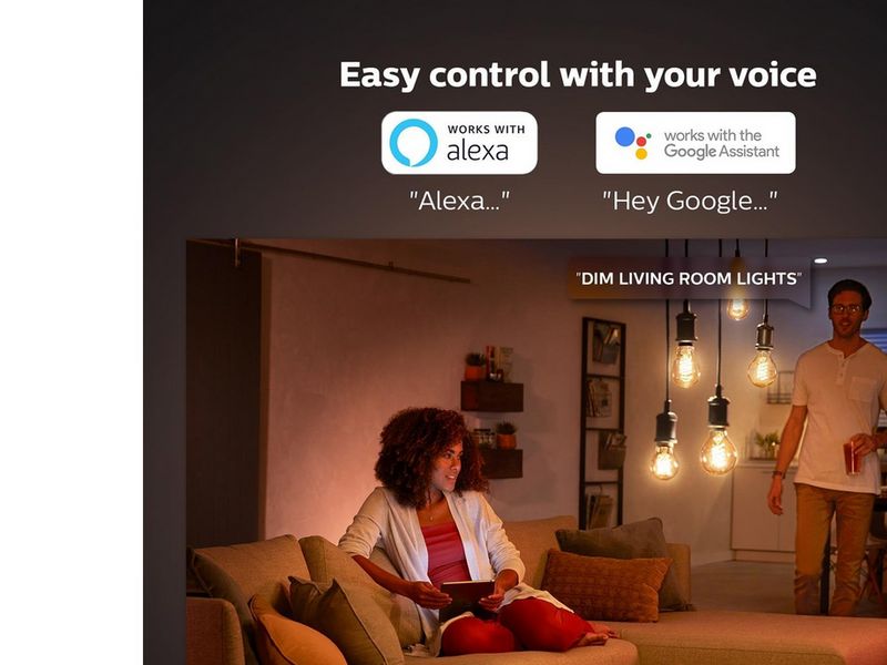 Philips Hue Filament Globe G93 7W White E27