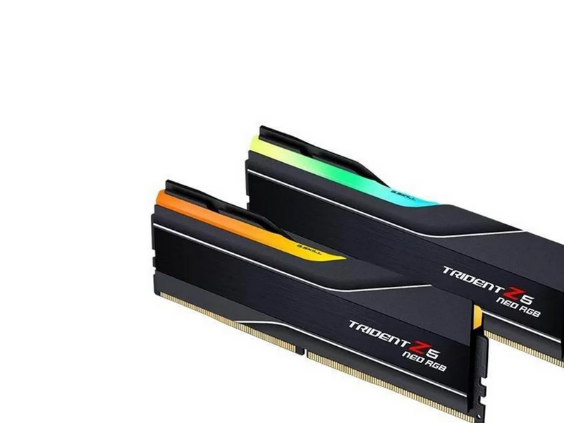 G.Skill Trident Z5 Neo RGB DDR5-6000 - 64GB - CL30 - Dual Channel (2 pcs) - AMD EXPO & Intel XMP - Schwarz mit RGB