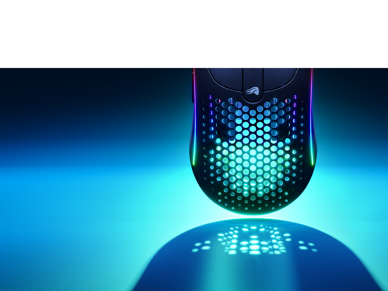 Glorious Model O 2 - Matte Black - Gaming Maus (Schwarz mit RGB)