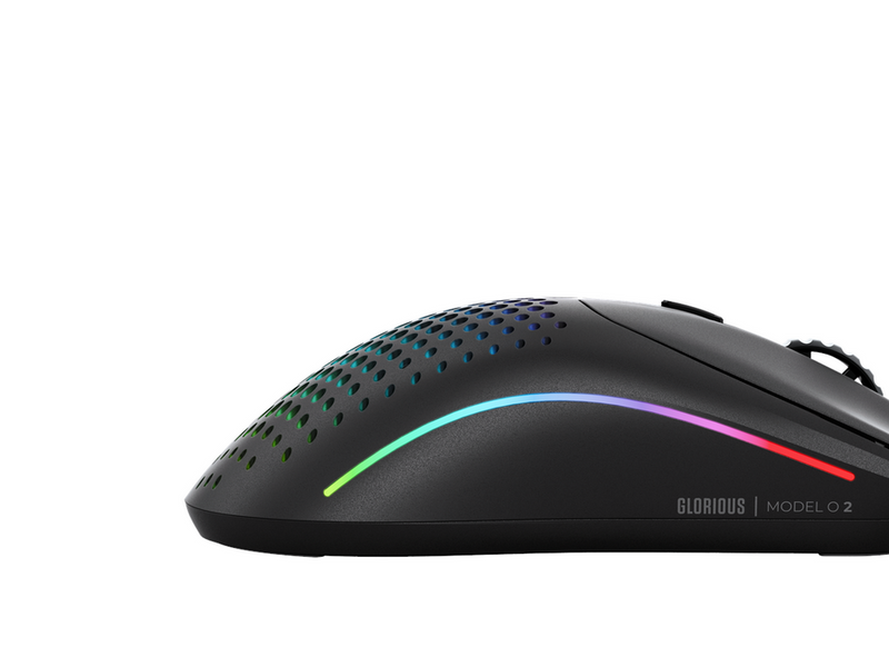 Glorious Model O 2 - Matte Black - Gaming Maus (Schwarz mit RGB)