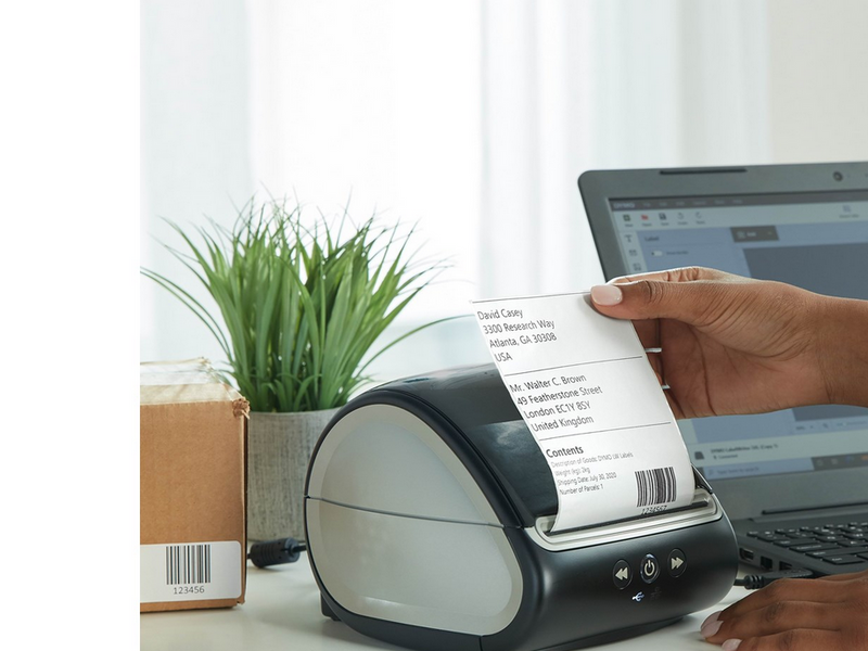 DYMO LabelWriter DHL Versandetiketten für LabelWriter 5XL/4XL-Etikettendrucker | 102 mm x 210 mm | Rolle mit 140 Etiketten | selbstklebend