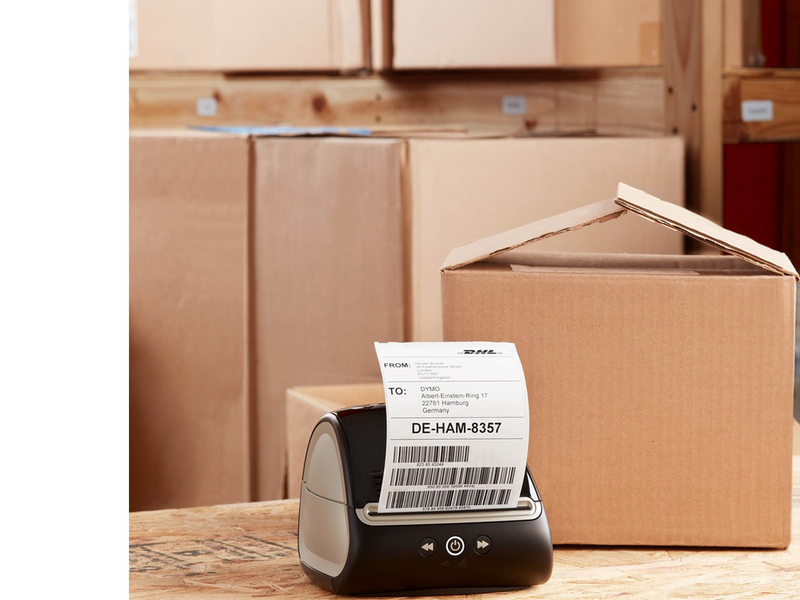 DYMO LabelWriter DHL Versandetiketten für LabelWriter 5XL/4XL-Etikettendrucker | 102 mm x 210 mm | Rolle mit 140 Etiketten | selbstklebend