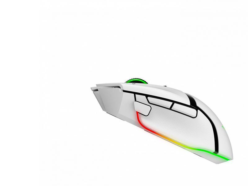 Razer Basilisk V3 Pro - Mercury - Gaming Maus (Weiß mit RGB Licht)