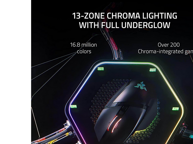 Razer Basilisk V3 Pro - Mercury - Gaming Maus (Weiß mit RGB Licht)