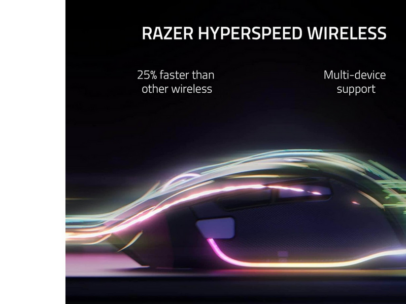 Razer Basilisk V3 Pro - Mercury - Gaming Maus (Weiß mit RGB Licht)
