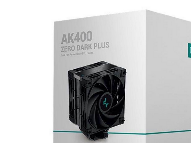 DeepCool AK400 ZERO DARK PLUS - CPU-Luftkühler - Max 28 dBA