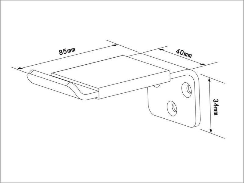 Multibrackets M Headset Holder Wall Silver 1 kg