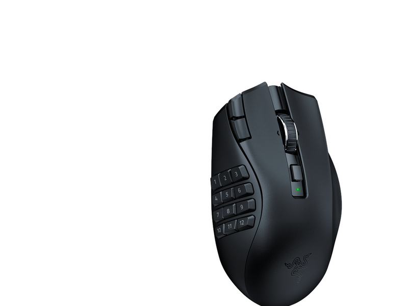 Razer Naga V2 HyperSpeed - Wireless MMO Gaming Mouse - Gaming Maus (Schwarz)