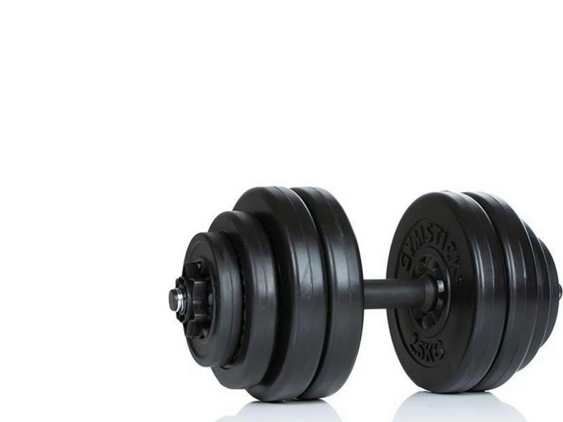 Gymstick Vinyl Dumbbell Set 15 kg