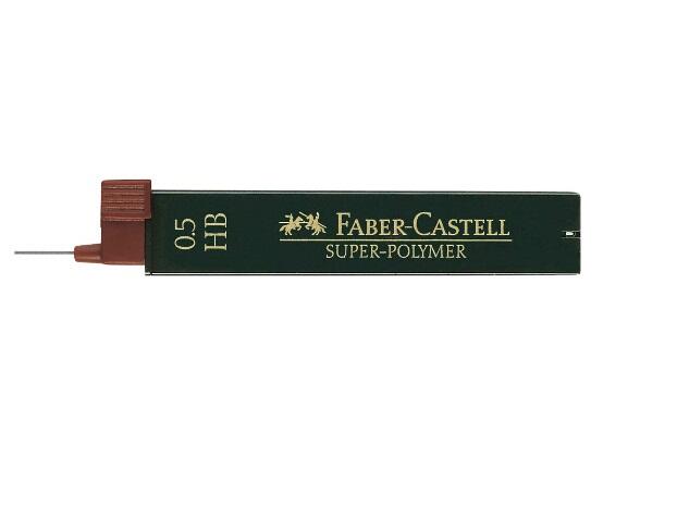Faber-Castell SUPER-POLYMER Bleistiftminen HB, 0.5 mm - 12 Stück