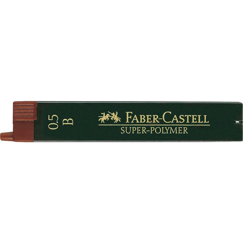 FABER-CASTELL SUPER-POLYMER Bleistiftminen B 0,5 mm - 12 Stück