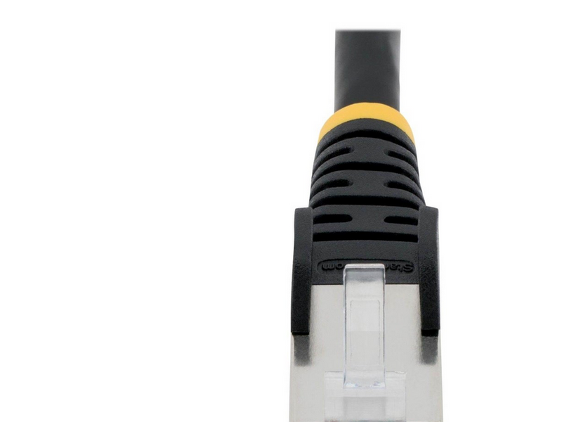 StarTech.com 10m CAT6a Ethernet Cable - Black - Low Smoke Zero Halogen (LSZH) - Schwarz - 10m