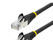 StarTech.com 10m CAT6a Ethernet Cable - Black - Low Smoke Zero Halogen (LSZH) - Schwarz - 10m