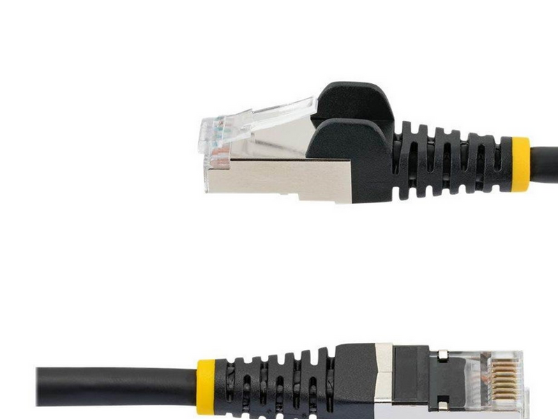 StarTech.com 10m CAT6a Ethernet Cable - Black - Low Smoke Zero Halogen (LSZH) - Schwarz - 10m