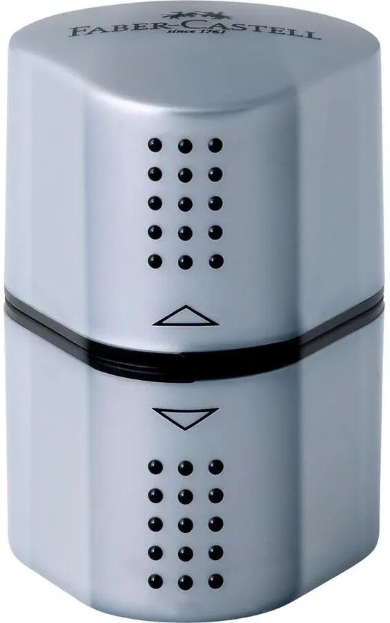 FABER-CASTELL GRIP 2001 Spitzdose - silber