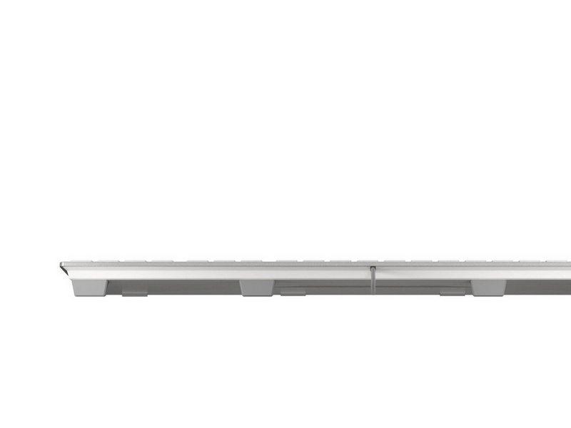 Cherry KC 6000 SLIM FOR MAC - Tastatur - Nordic ISO - Silber