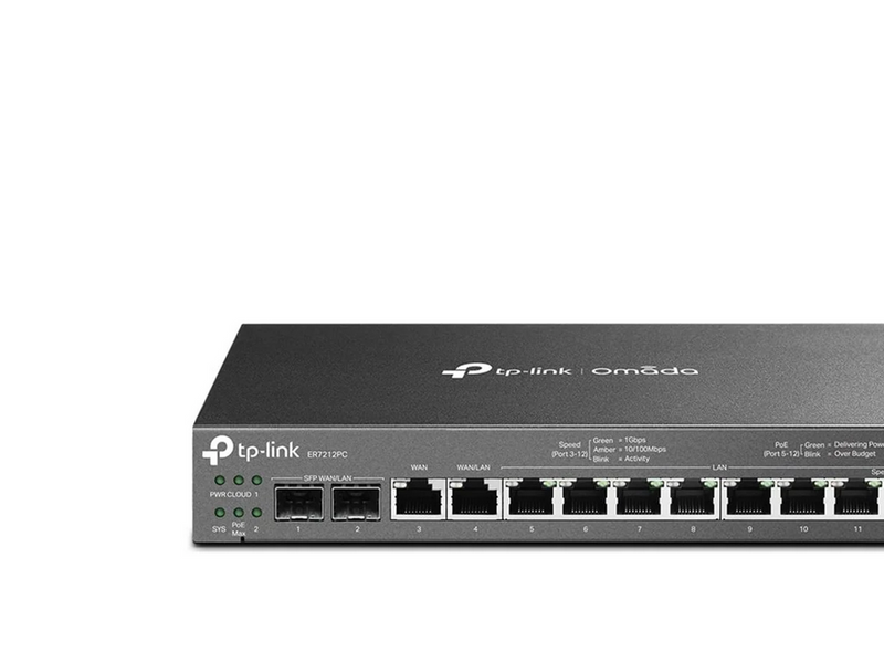 TP-Link ER7212PC Omada 3-in-1 Gigabit VPN Router - Router