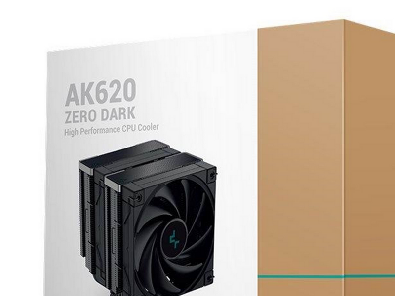 DeepCool AK620 ZERO DARK - CPU-Luftkühler - Max 28 dBA