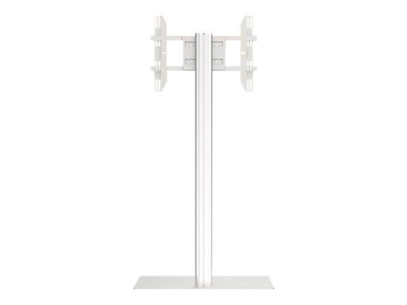 Multibrackets M Display Stand 180 Single Silver w. Floorbase 50 kg 63" Up to 700 x 400 mm