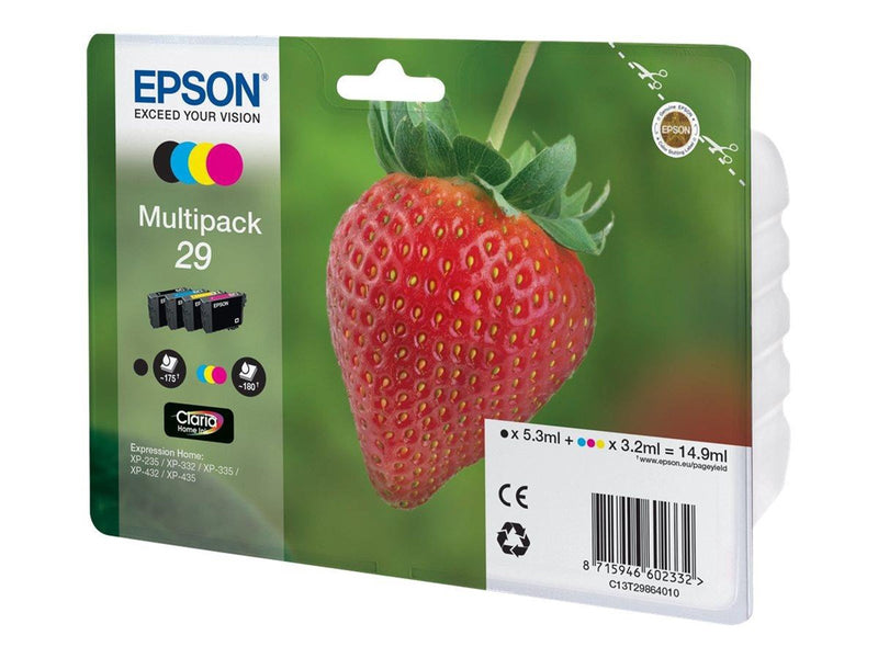 Epson 29 Multipack (Black Yellow Cyan Magenta) Ink - Tintenpatrone Cyan